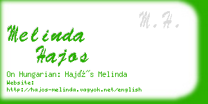 melinda hajos business card